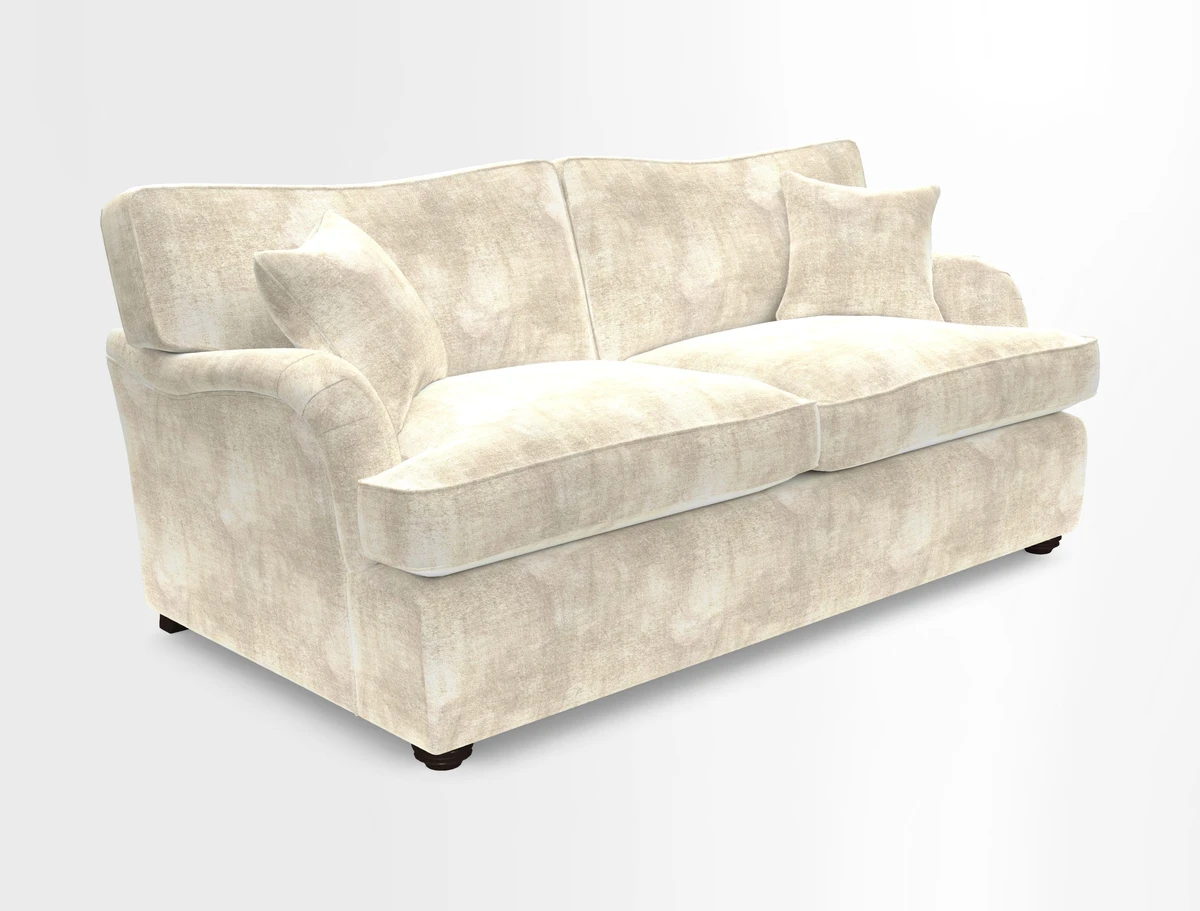 Alwinton 3 Seater Sofa Bed in Super Soft Velvet Navy