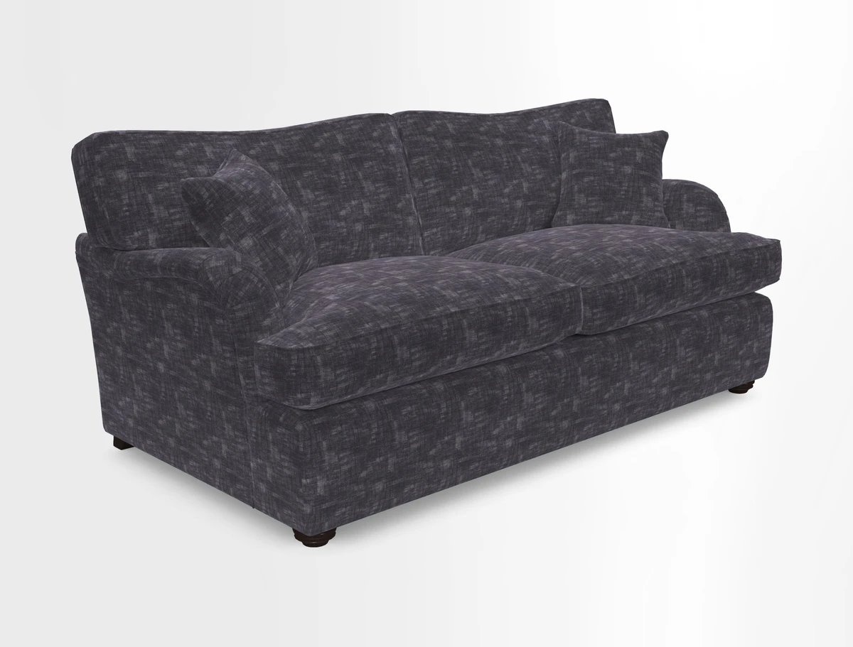 Alwinton 3 Seater Sofa Bed in Super Soft Velvet Navy