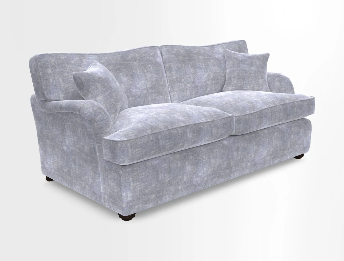 Alwinton 3 Seater Sofa Bed in Super Soft Velvet Navy