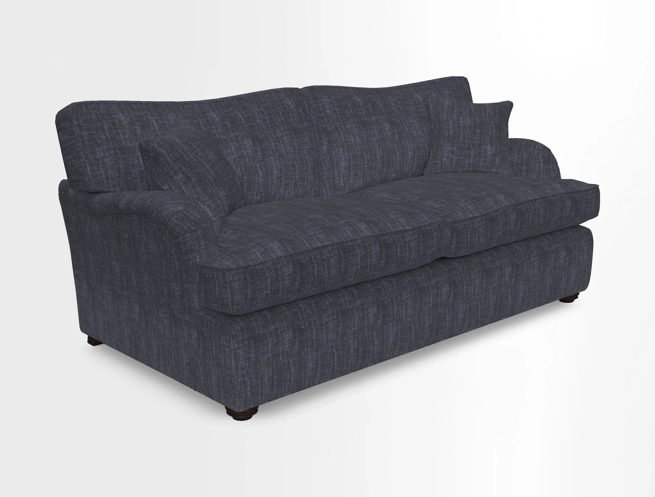 Alwinton 3 Seater Sofa Bed in Super Soft Velvet Navy