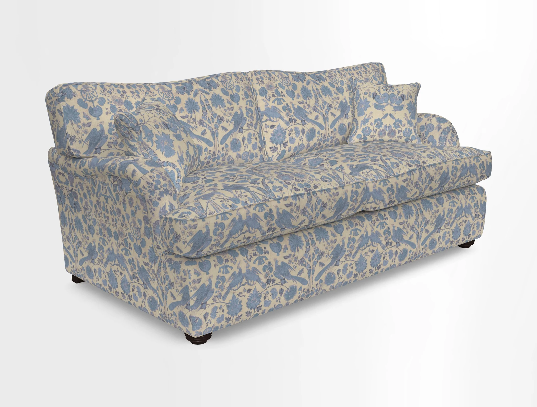 Alwinton 3 Seater Sofa Bed in Super Soft Velvet Navy