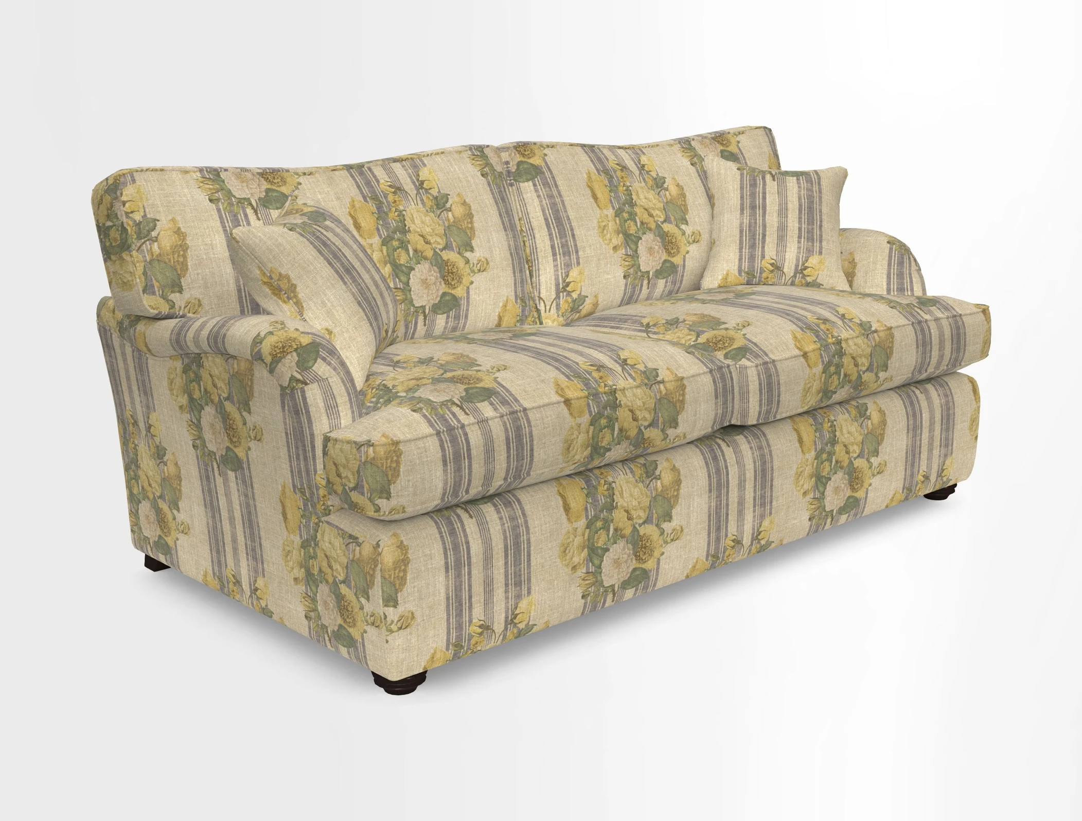 Alwinton 3 Seater Sofa Bed in Super Soft Velvet Navy