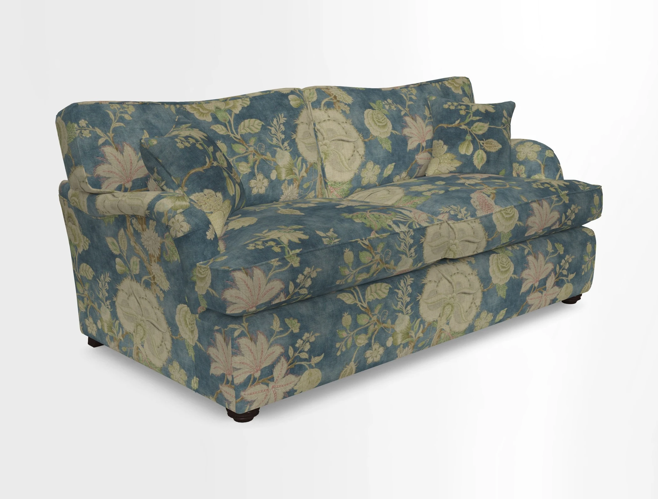 Alwinton 3 Seater Sofa Bed in Super Soft Velvet Navy