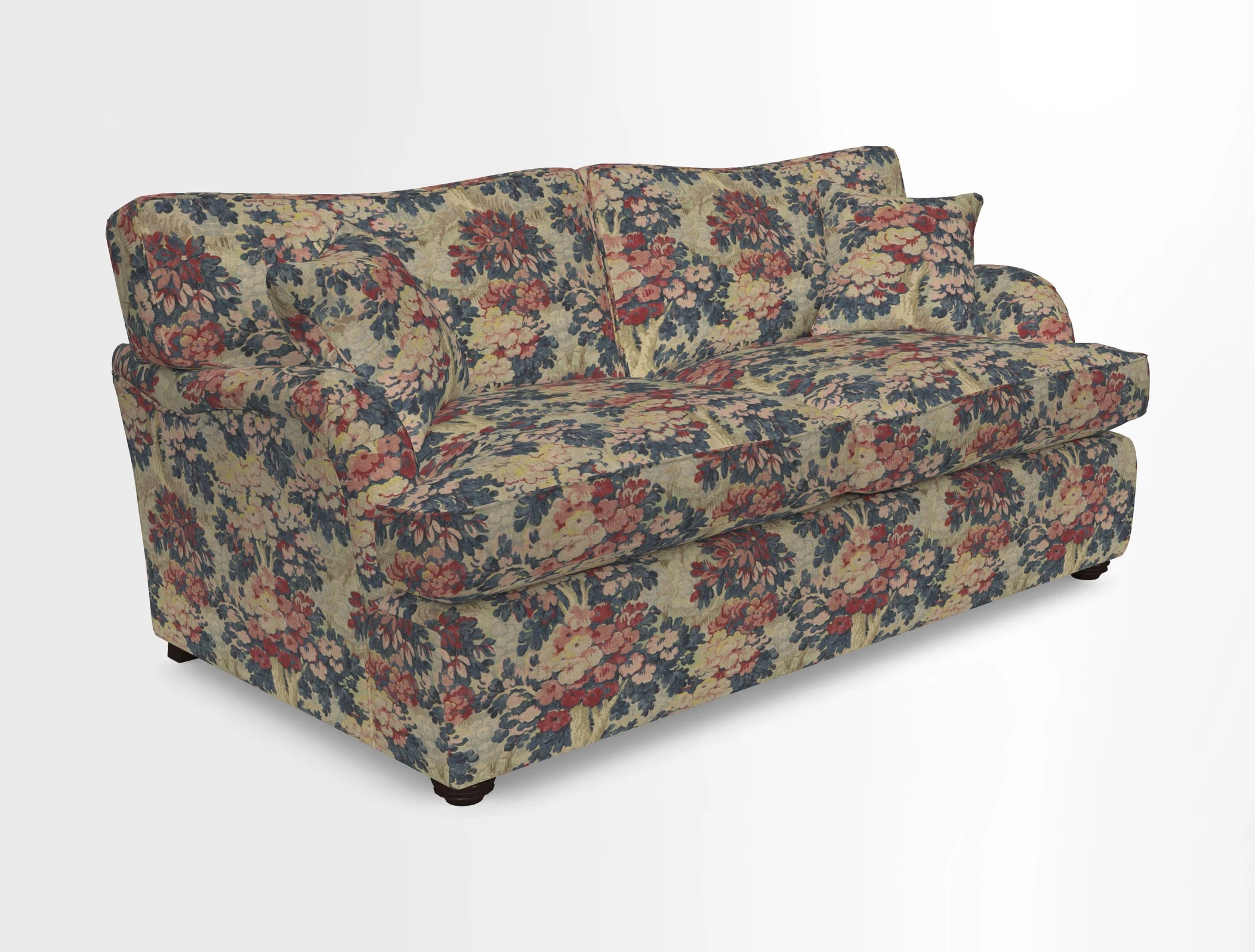 Alwinton 3 Seater Sofa Bed in Super Soft Velvet Navy