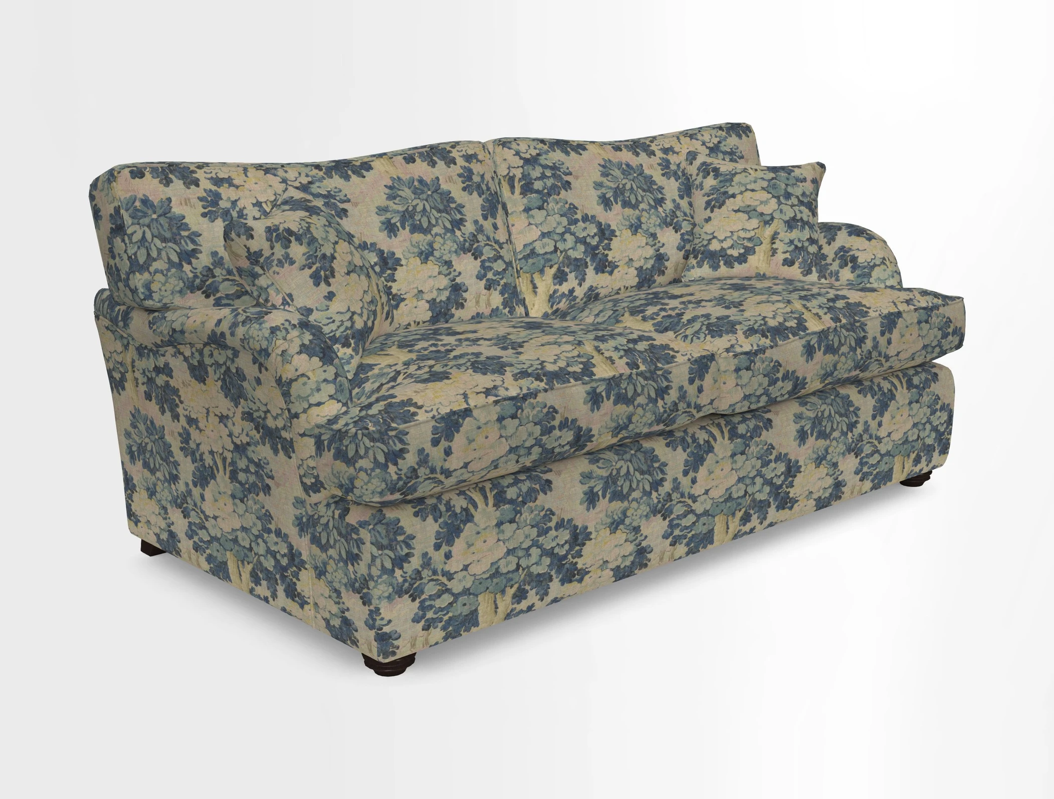Alwinton 3 Seater Sofa Bed in Super Soft Velvet Navy