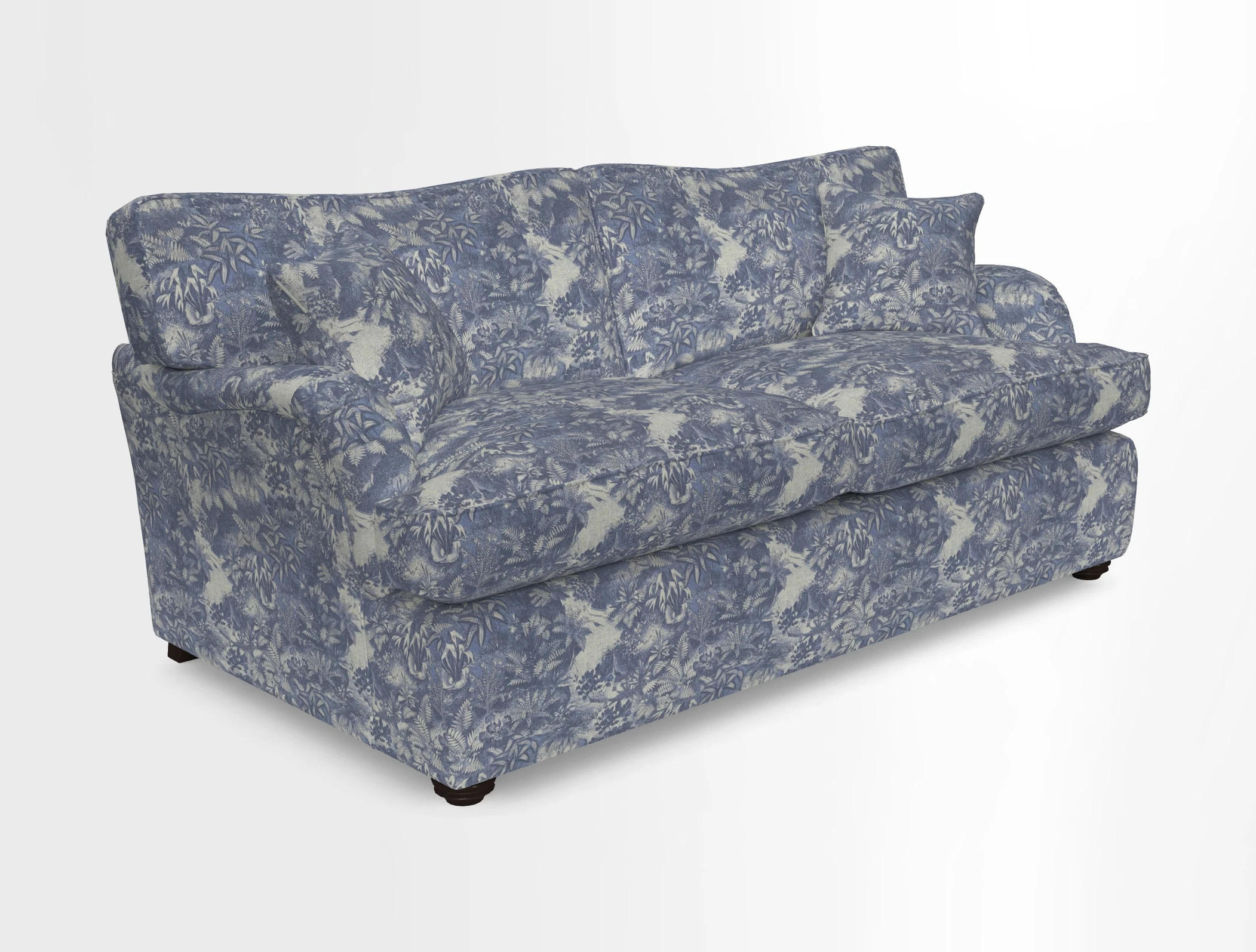 Alwinton 3 Seater Sofa Bed in Super Soft Velvet Navy