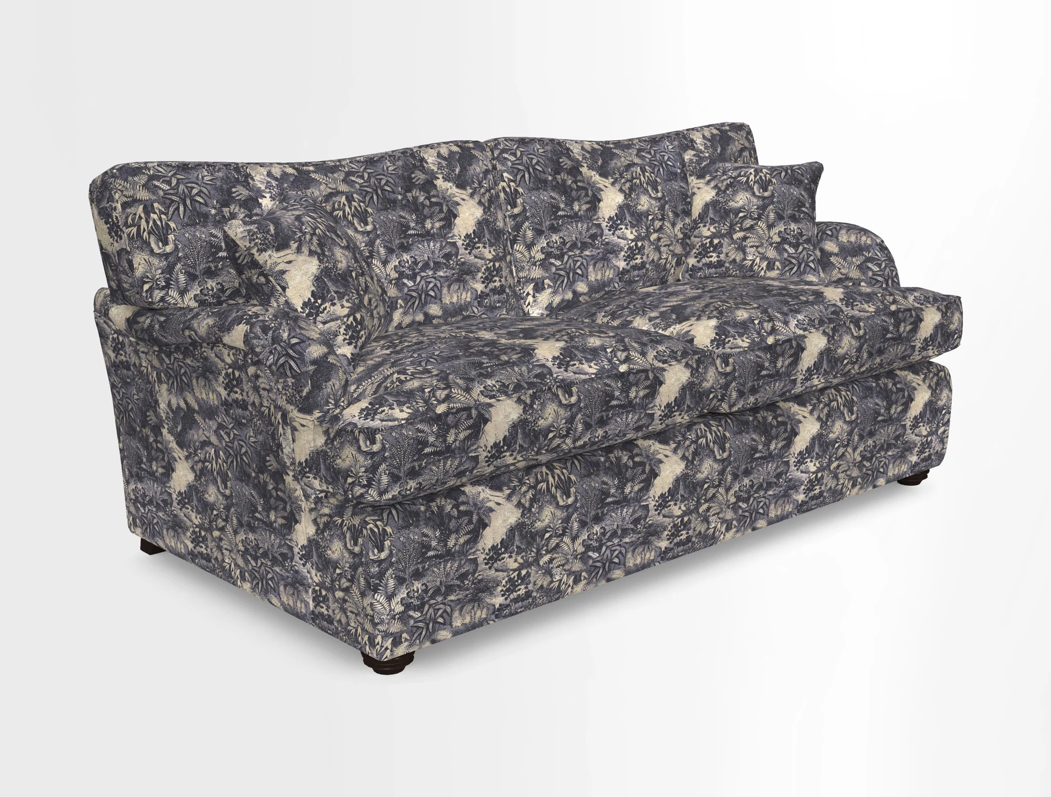 Alwinton 3 Seater Sofa Bed in Super Soft Velvet Navy