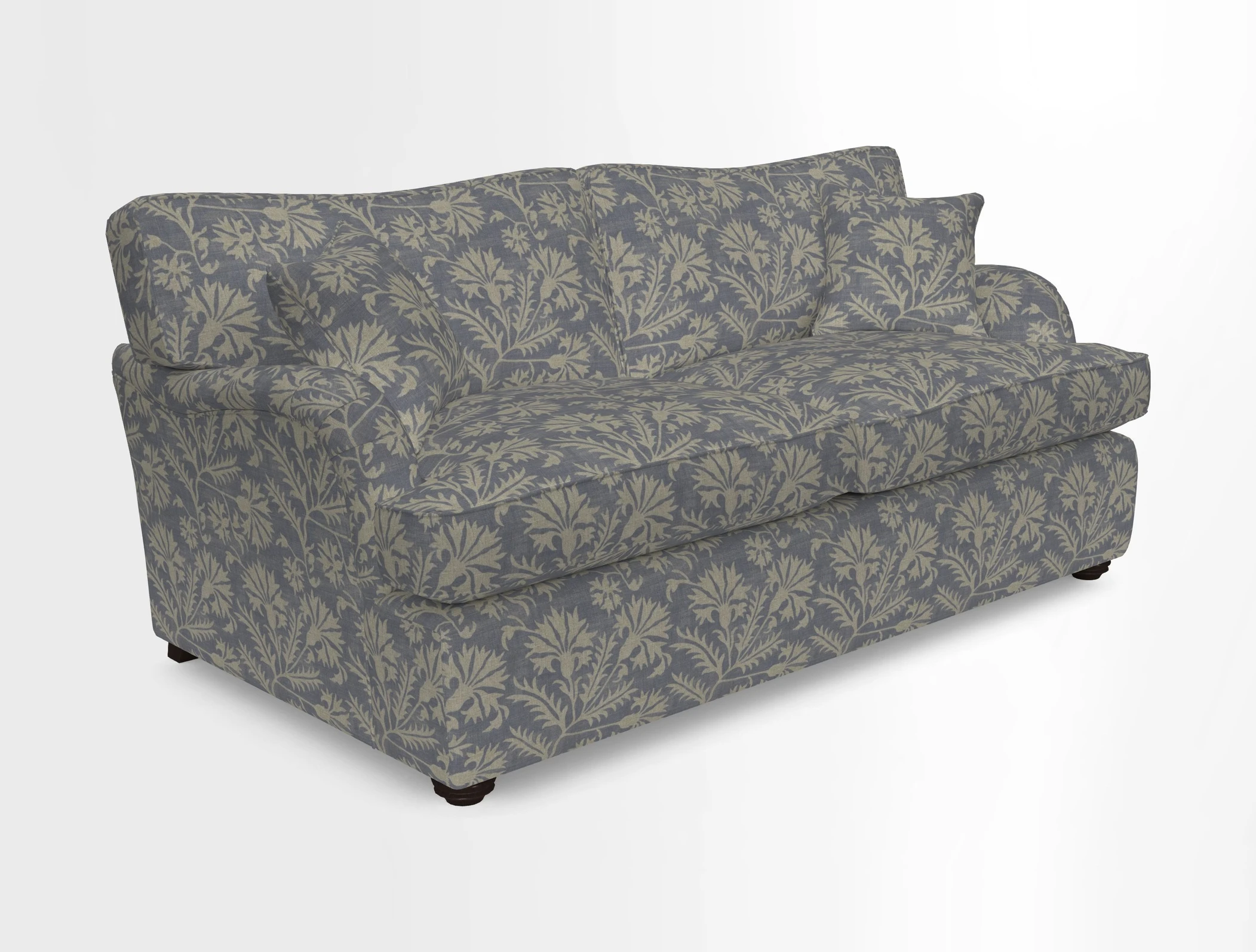 Alwinton 3 Seater Sofa Bed in Super Soft Velvet Navy