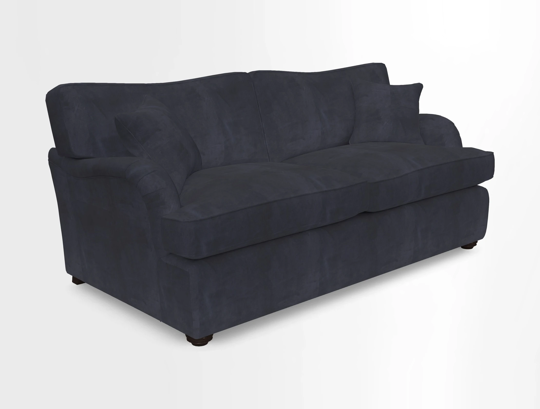 Alwinton 3 Seater Sofa Bed in Super Soft Velvet Navy