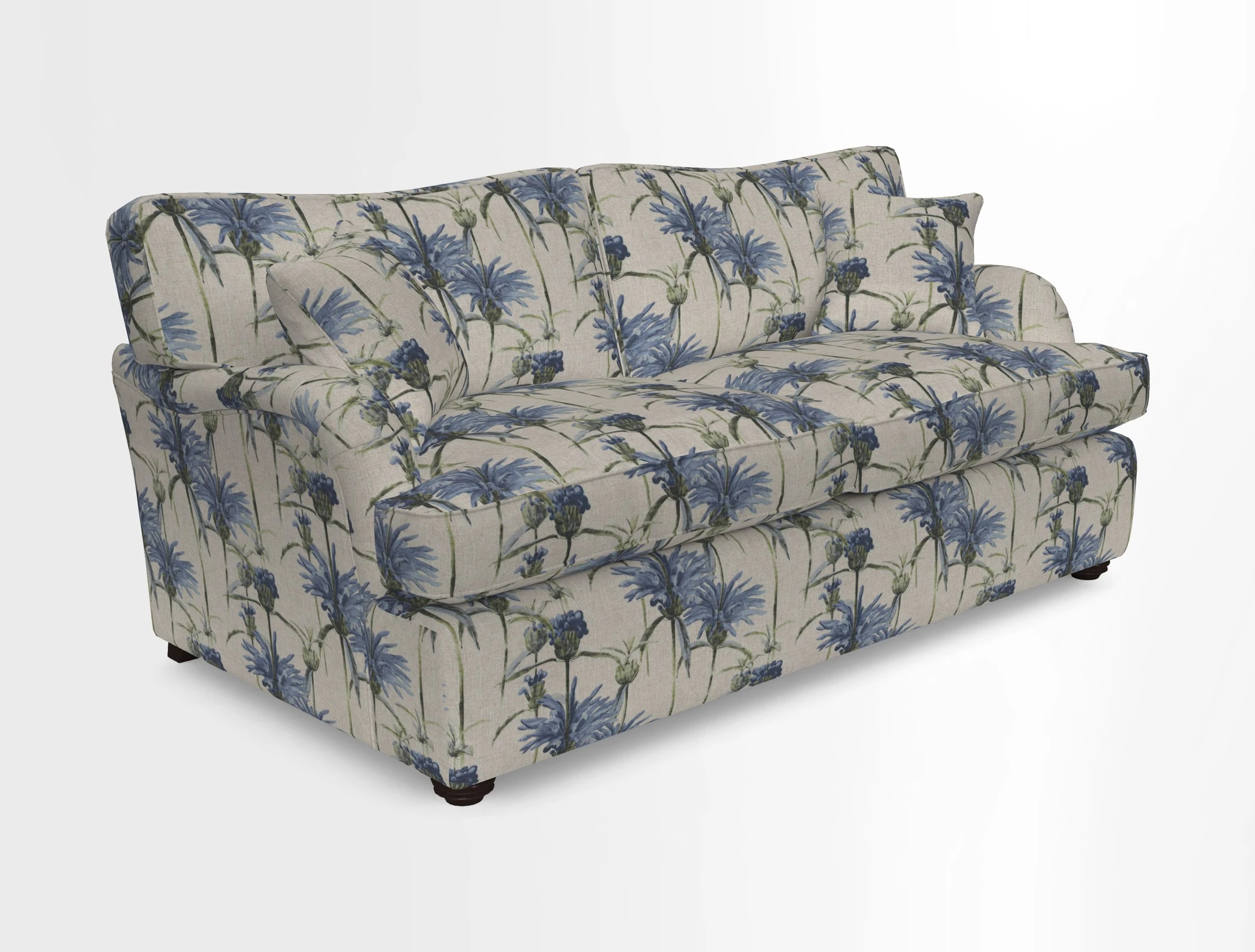 Alwinton 3 Seater Sofa Bed in Super Soft Velvet Navy