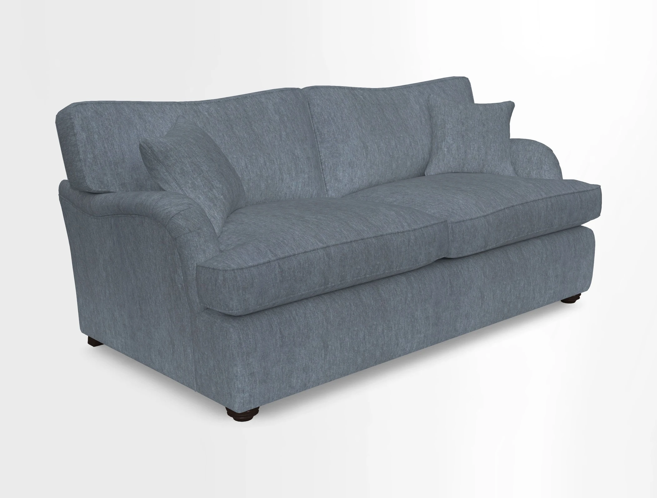 Alwinton 3 Seater Sofa Bed in Super Soft Velvet Navy