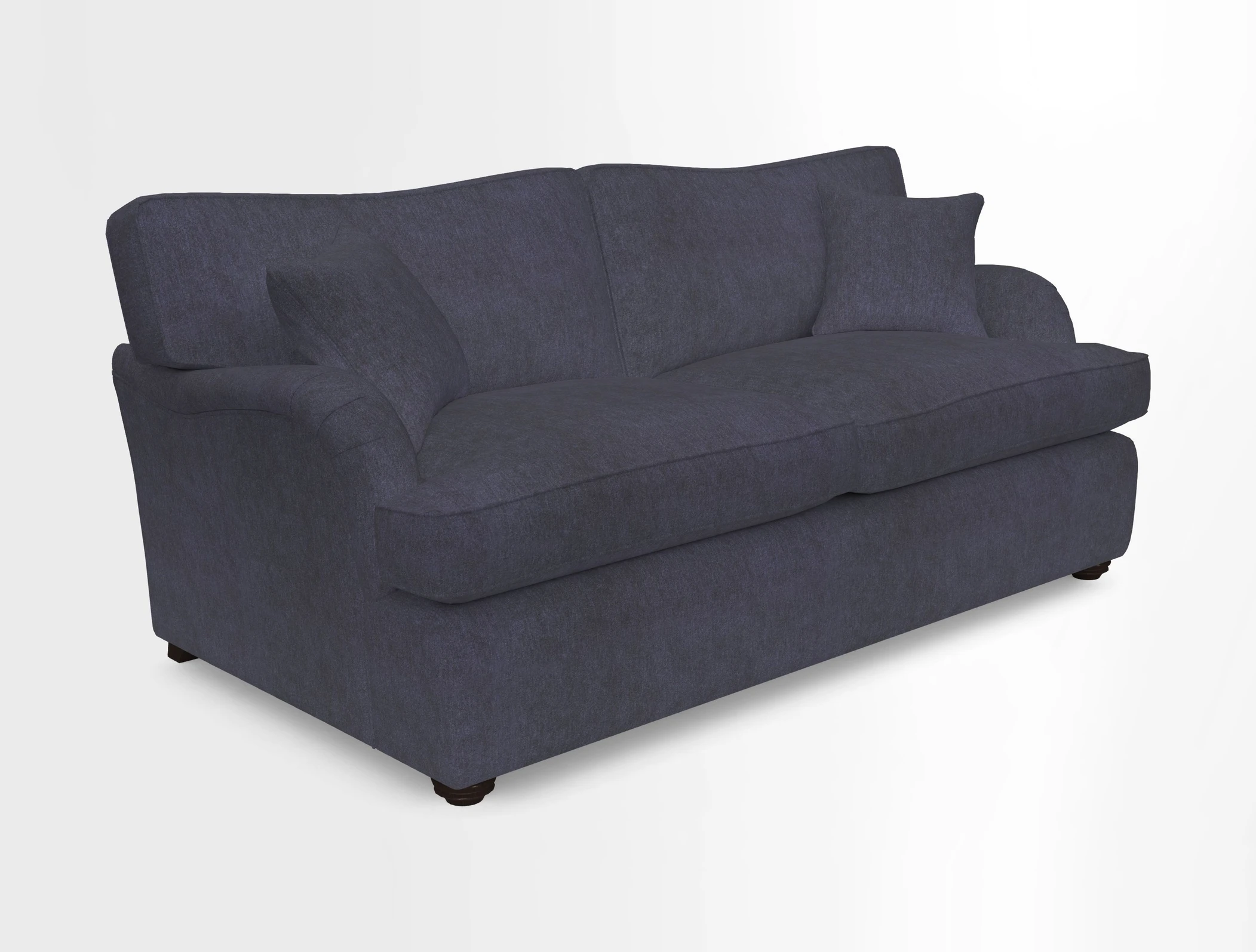 Alwinton 3 Seater Sofa Bed in Super Soft Velvet Navy