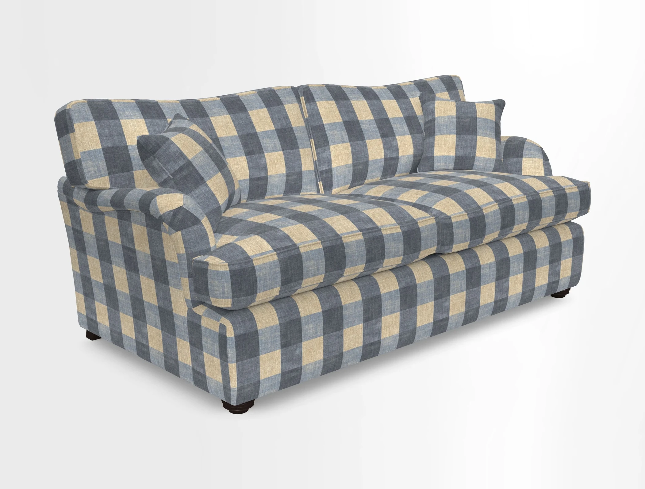 Alwinton 3 Seater Sofa Bed in Super Soft Velvet Navy