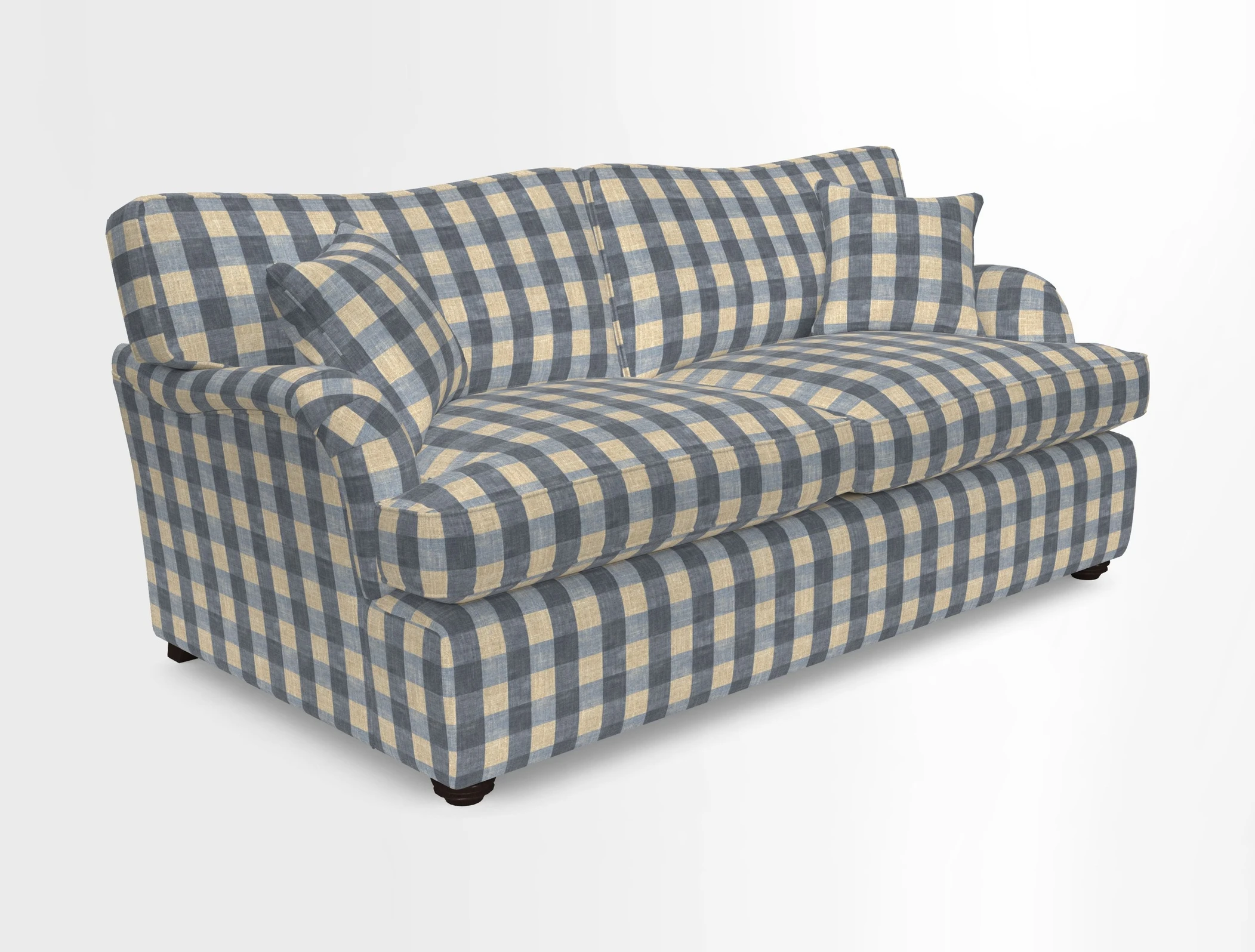 Alwinton 3 Seater Sofa Bed in Super Soft Velvet Navy