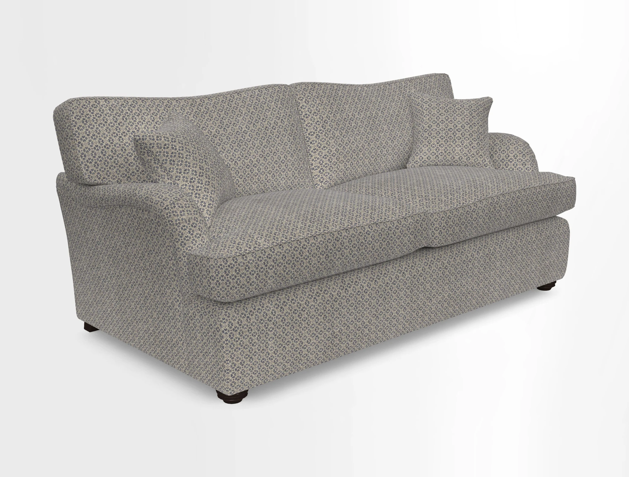 Alwinton 3 Seater Sofa Bed in Super Soft Velvet Navy