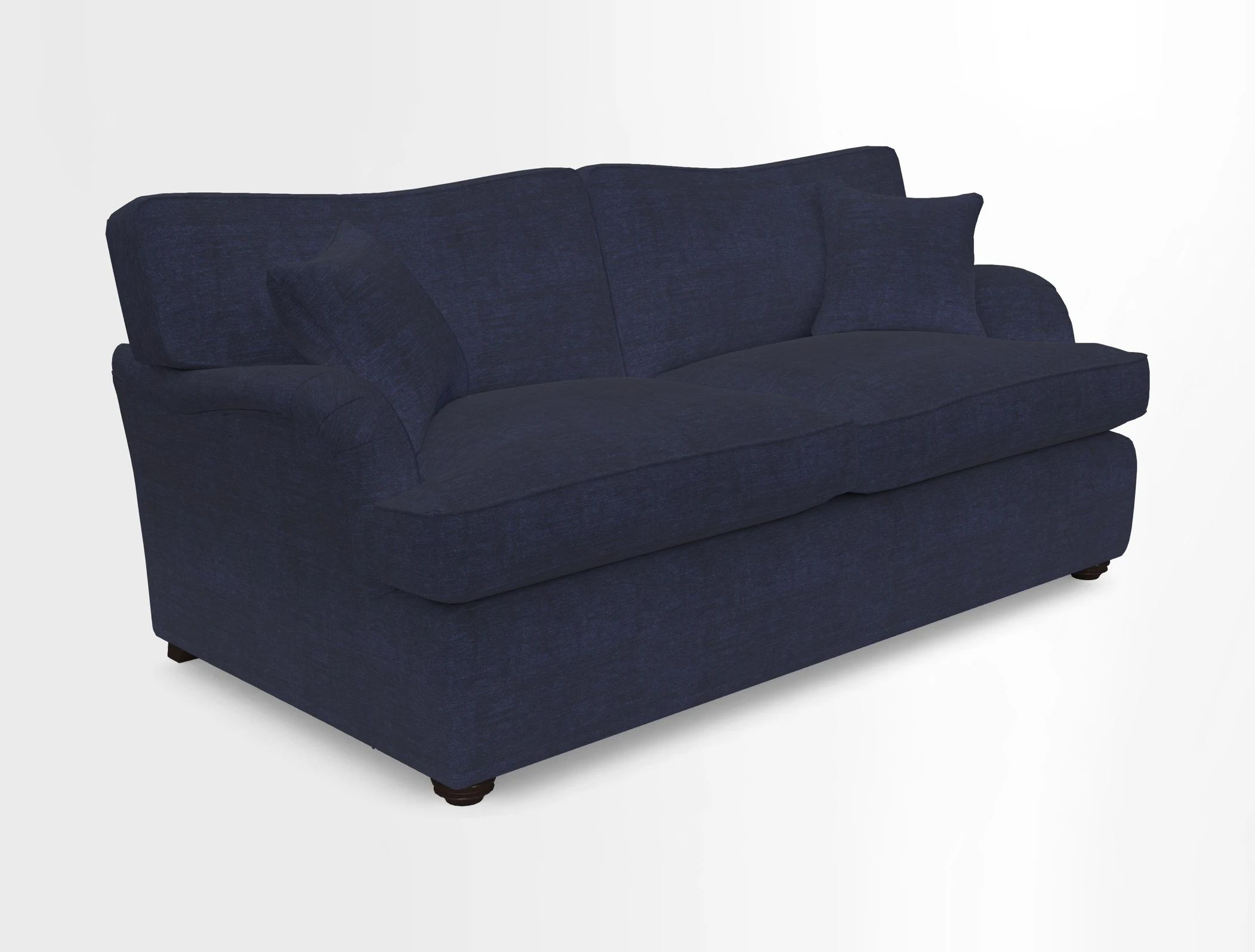 Alwinton 3 Seater Sofa Bed in Super Soft Velvet Navy