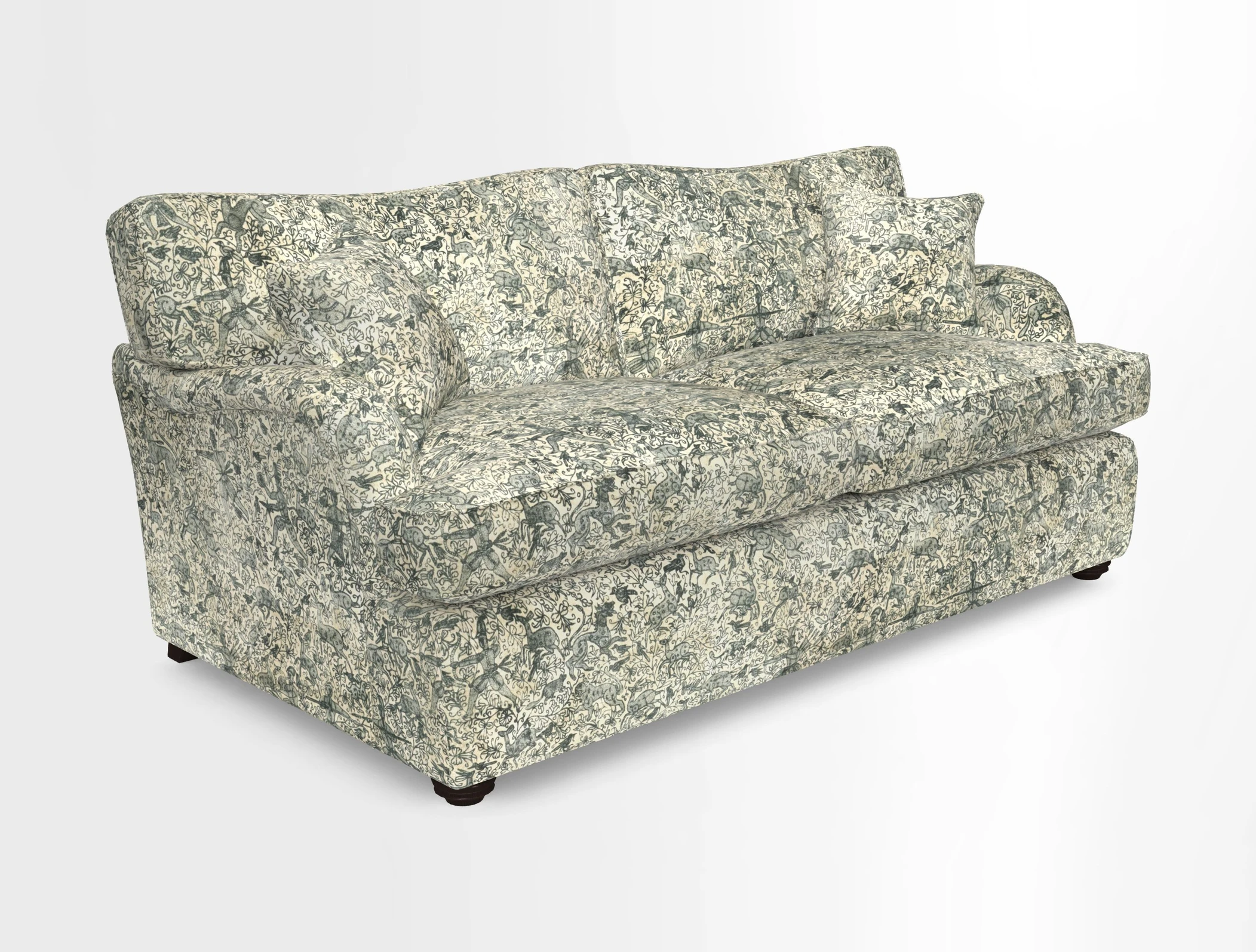 Alwinton 3 Seater Sofa Bed in Super Soft Velvet Navy
