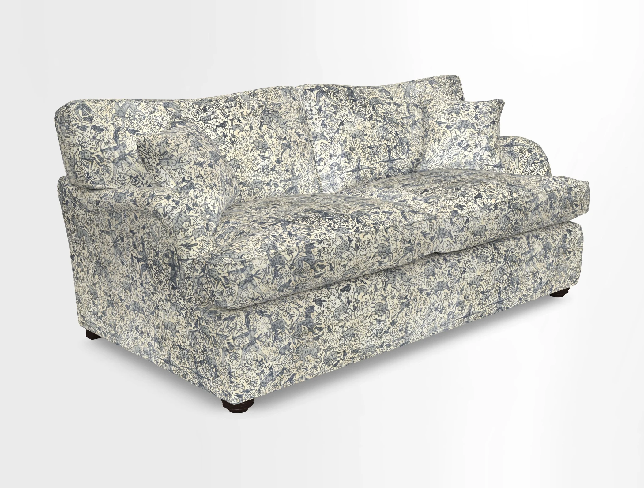 Alwinton 3 Seater Sofa Bed in Super Soft Velvet Navy