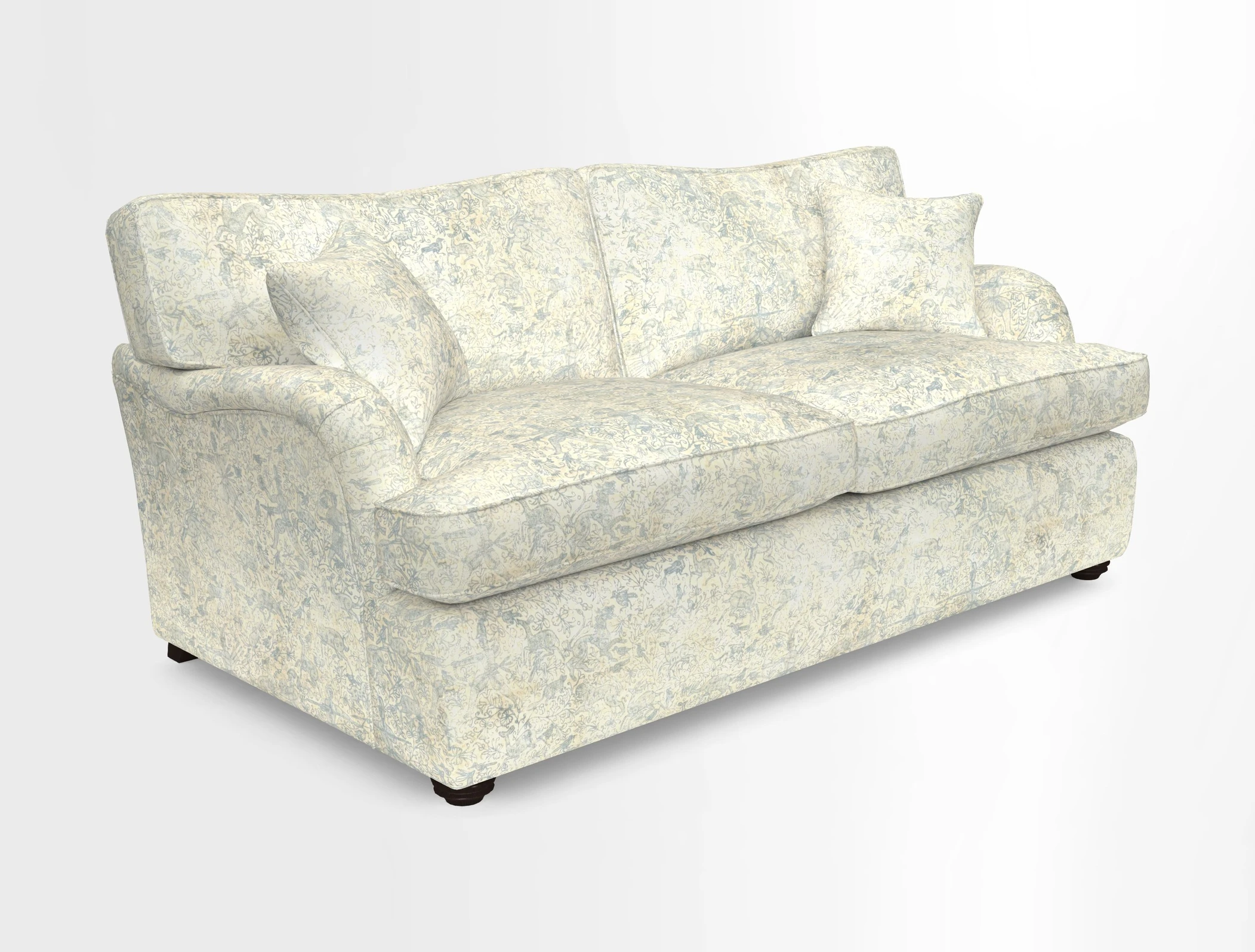 Alwinton 3 Seater Sofa Bed in Super Soft Velvet Navy