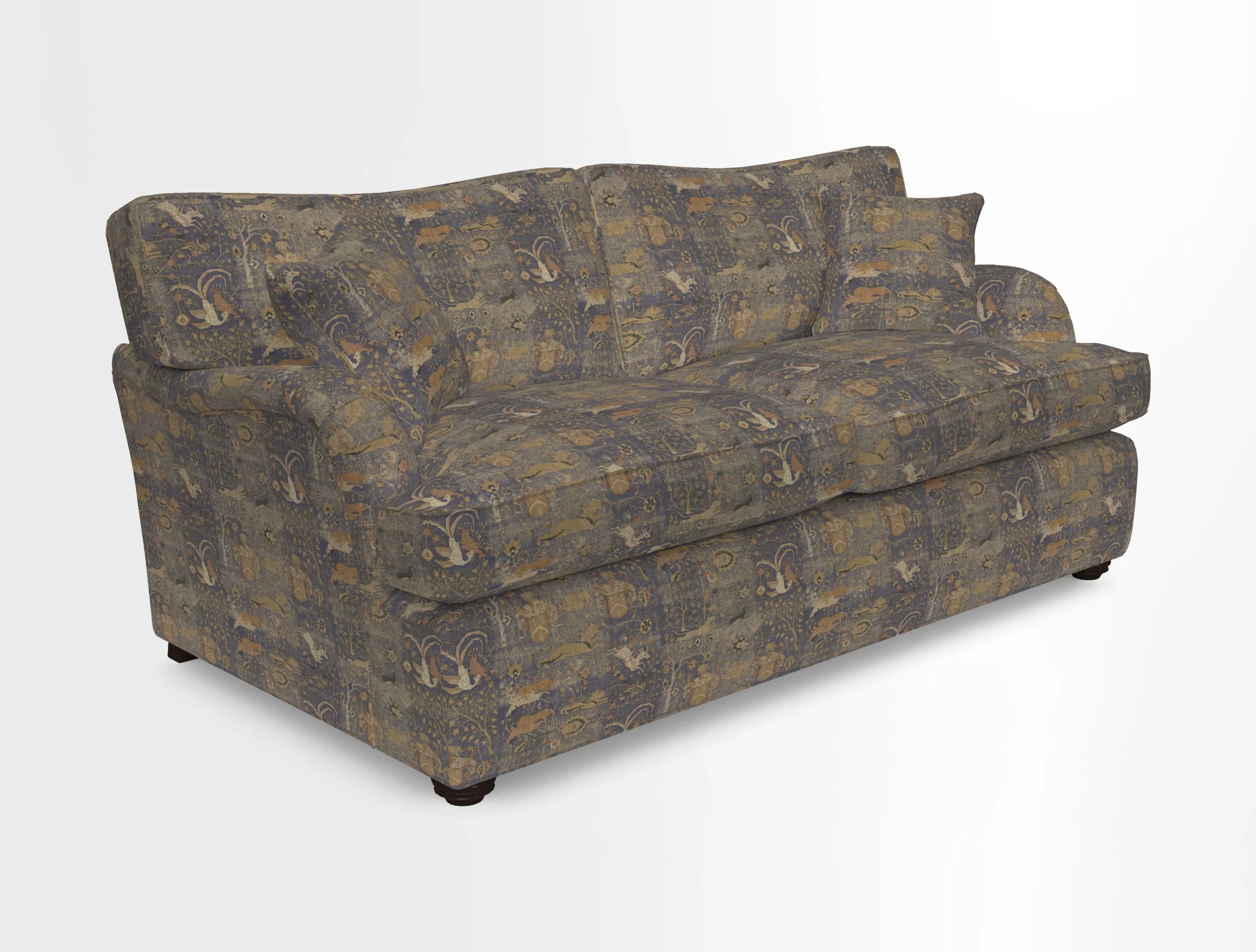 Alwinton 3 Seater Sofa Bed in Super Soft Velvet Navy