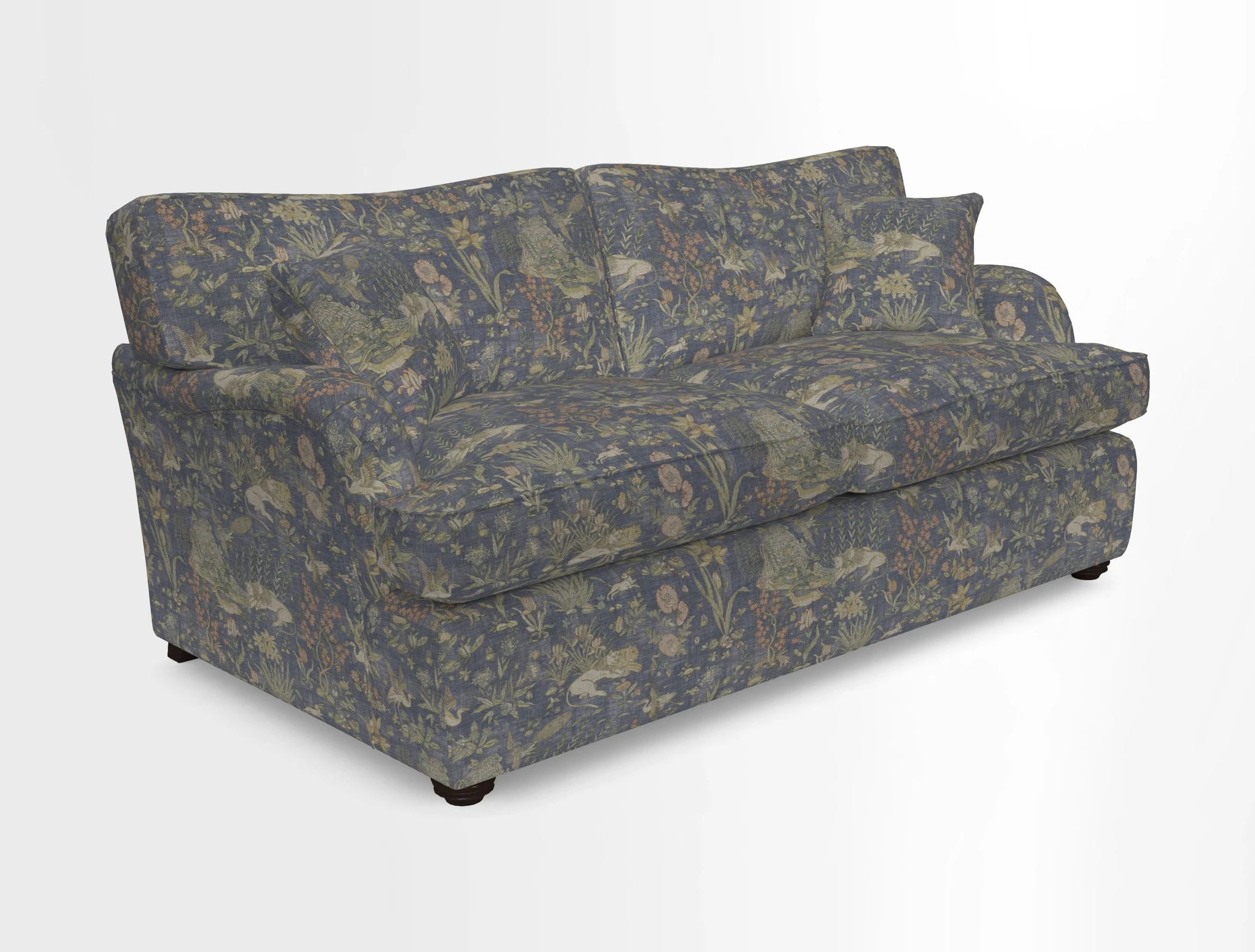 Alwinton 3 Seater Sofa Bed in Super Soft Velvet Navy