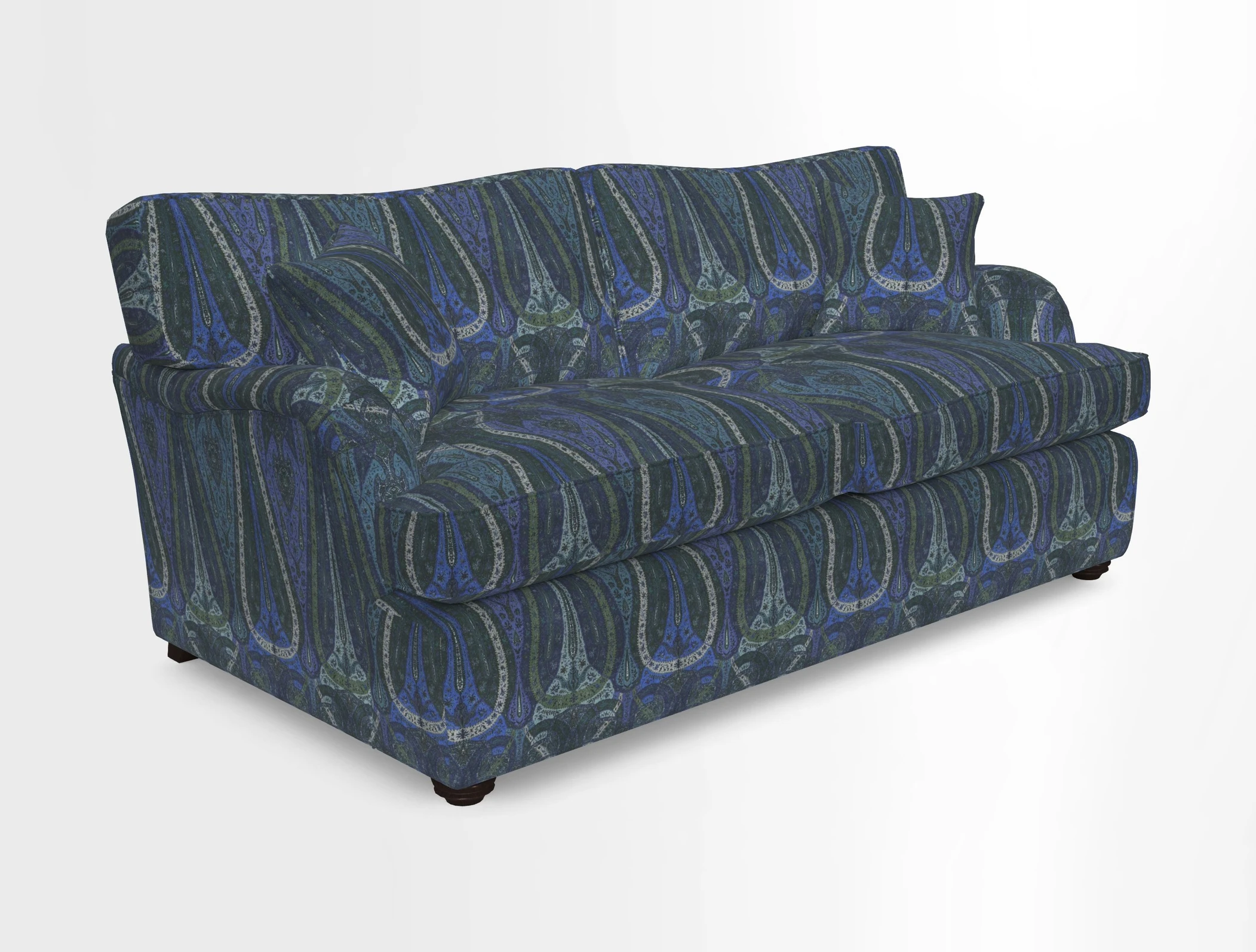 Alwinton 3 Seater Sofa Bed in Super Soft Velvet Navy