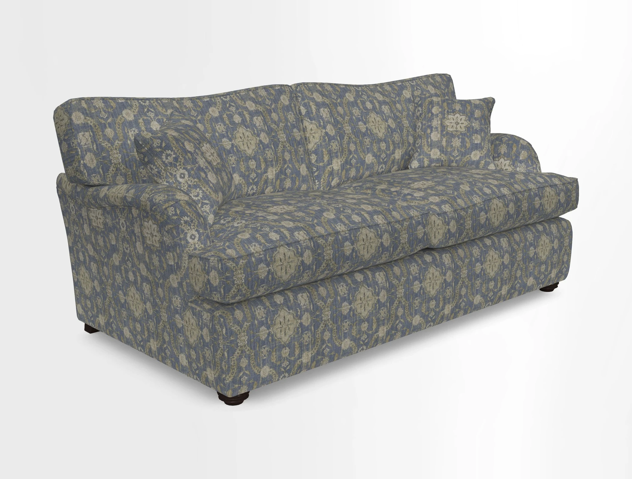 Alwinton 3 Seater Sofa Bed in Super Soft Velvet Navy
