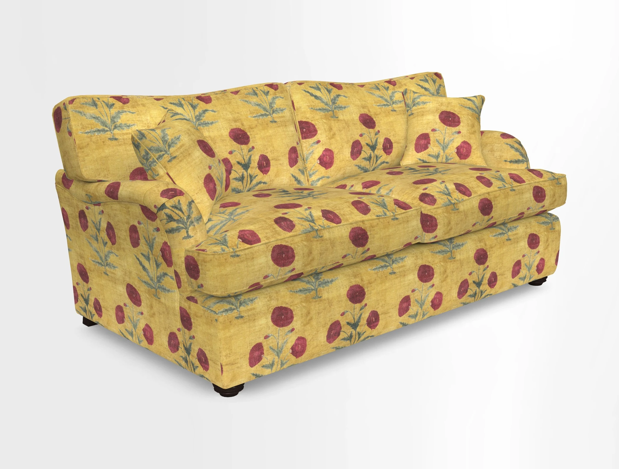Alwinton 3 Seater Sofa Bed in Super Soft Velvet Navy