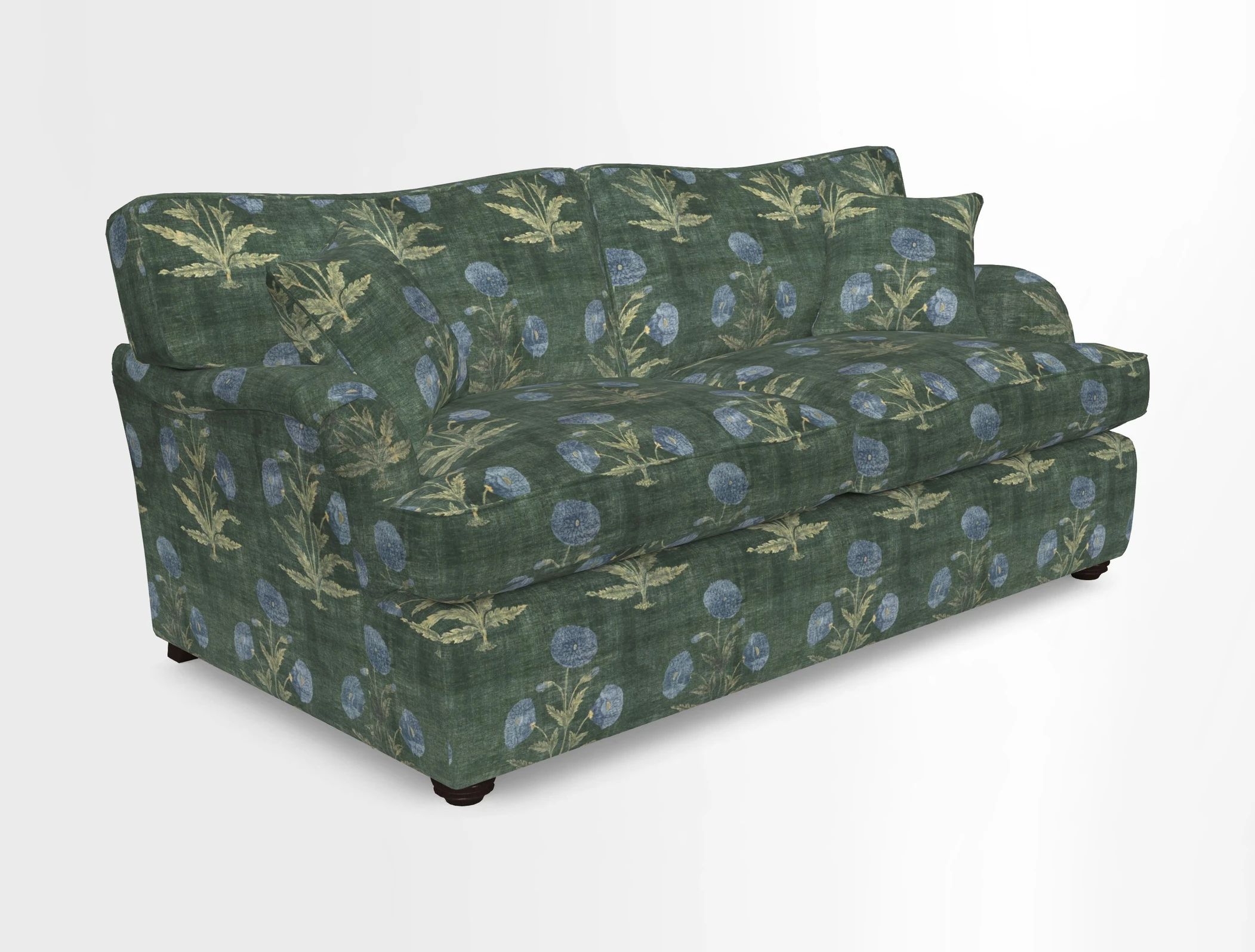 Alwinton 3 Seater Sofa Bed in Super Soft Velvet Navy