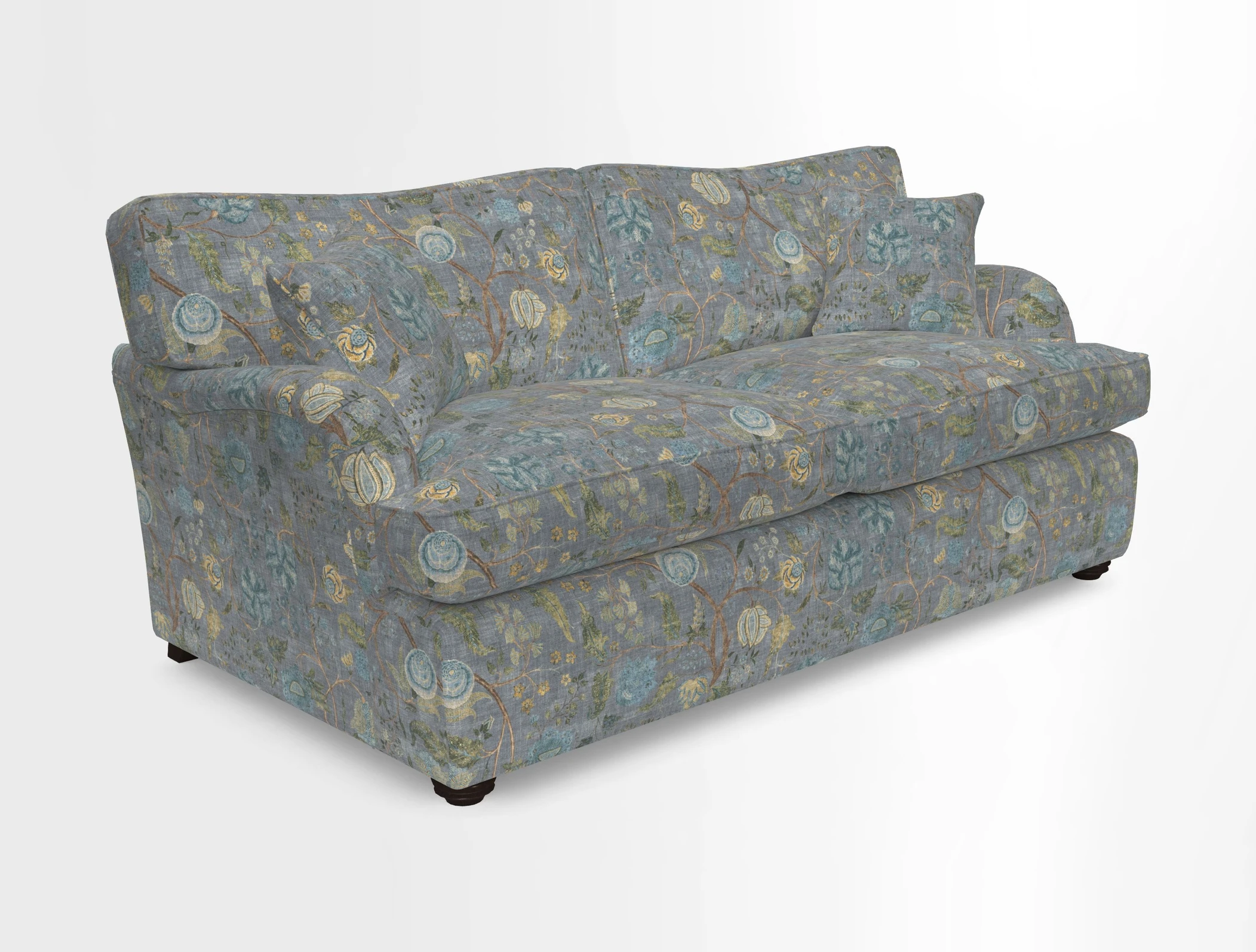 Alwinton 3 Seater Sofa Bed in Super Soft Velvet Navy