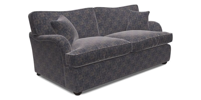 Alwinton 3 Seater Sofa Bed in Super Soft Velvet Navy