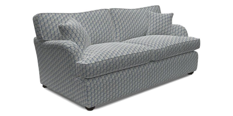 Alwinton 3 Seater Sofa Bed in Super Soft Velvet Navy