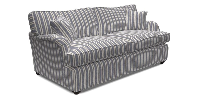 Alwinton 3 Seater Sofa Bed in Super Soft Velvet Navy