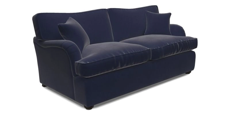 Alwinton 3 Seater Sofa Bed in Super Soft Velvet Navy