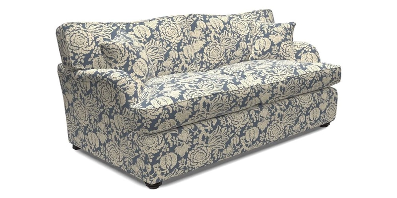 Alwinton 3 Seater Sofa Bed in Super Soft Velvet Navy