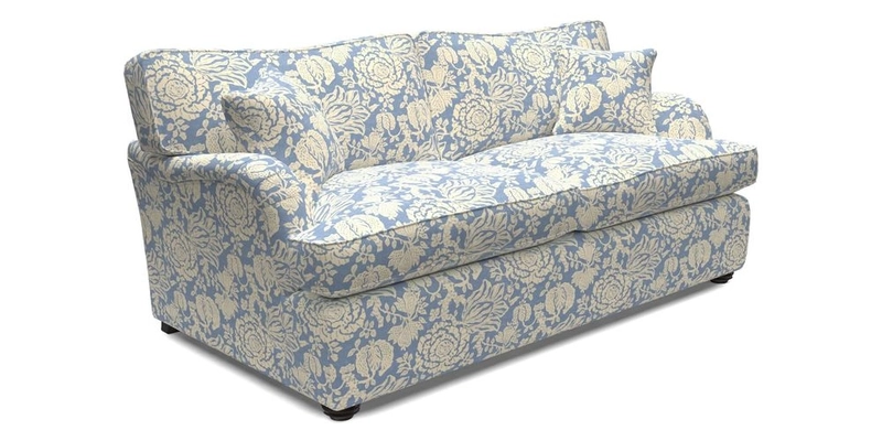Alwinton 3 Seater Sofa Bed in Super Soft Velvet Navy