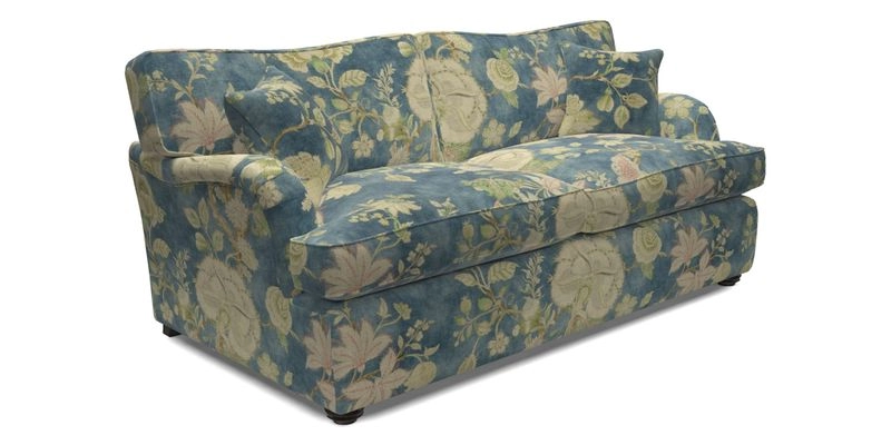 Alwinton 3 Seater Sofa Bed in Super Soft Velvet Navy