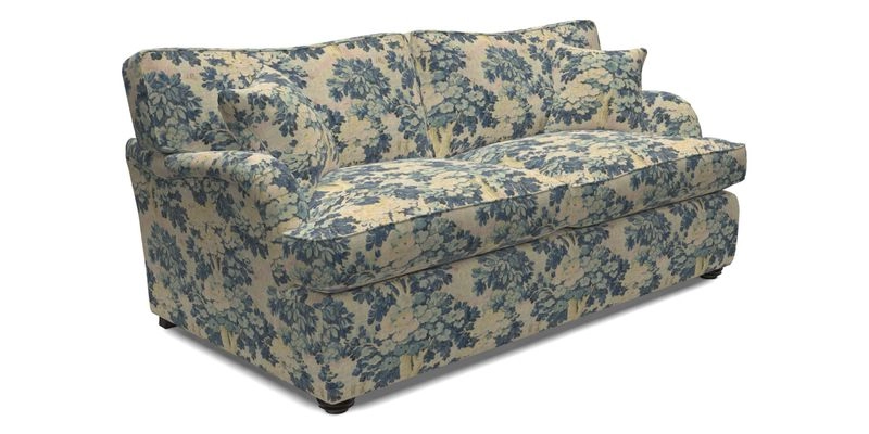 Alwinton 3 Seater Sofa Bed in Super Soft Velvet Navy