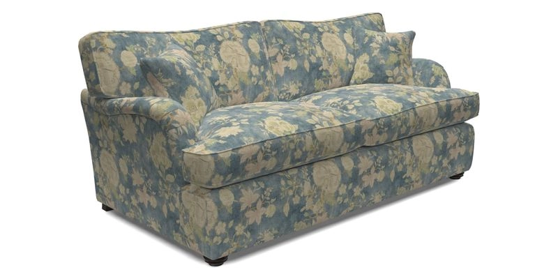 Alwinton 3 Seater Sofa Bed in Super Soft Velvet Navy