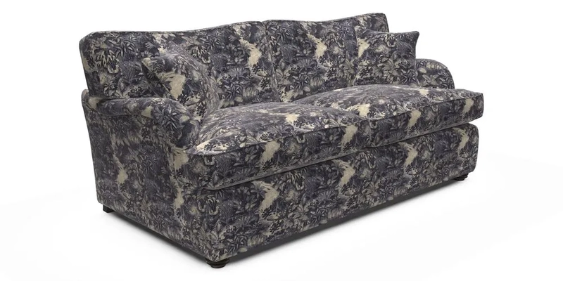 Alwinton 3 Seater Sofa Bed in Super Soft Velvet Navy