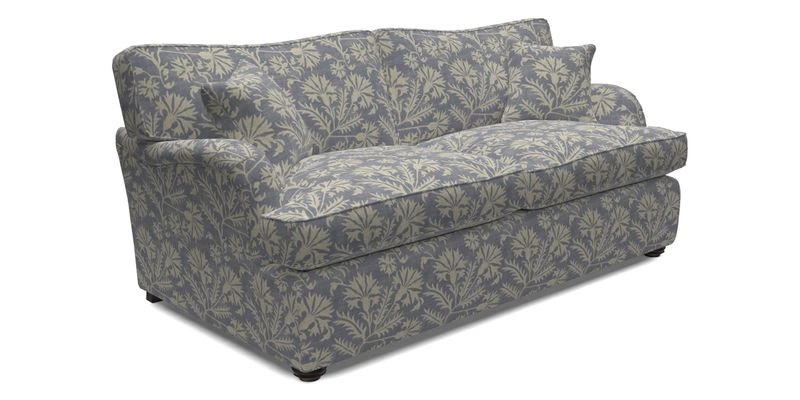 Alwinton 3 Seater Sofa Bed in Super Soft Velvet Navy