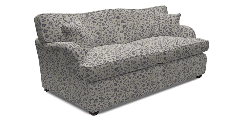 Alwinton 3 Seater Sofa Bed in Super Soft Velvet Navy