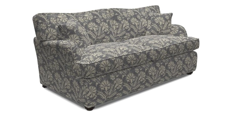 Alwinton 3 Seater Sofa Bed in Super Soft Velvet Navy