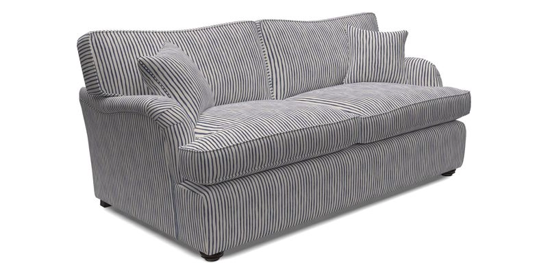 Alwinton 3 Seater Sofa Bed in Super Soft Velvet Navy