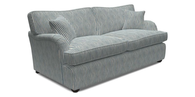 Alwinton 3 Seater Sofa Bed in Super Soft Velvet Navy