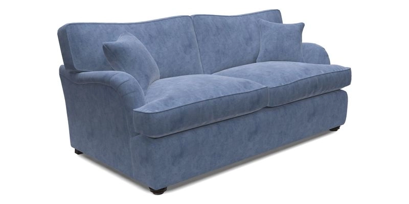 Alwinton 3 Seater Sofa Bed in Super Soft Velvet Navy