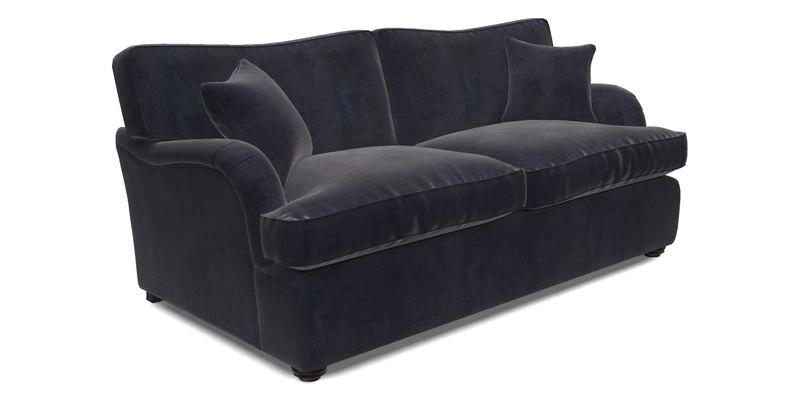 Alwinton 3 Seater Sofa Bed in Super Soft Velvet Navy