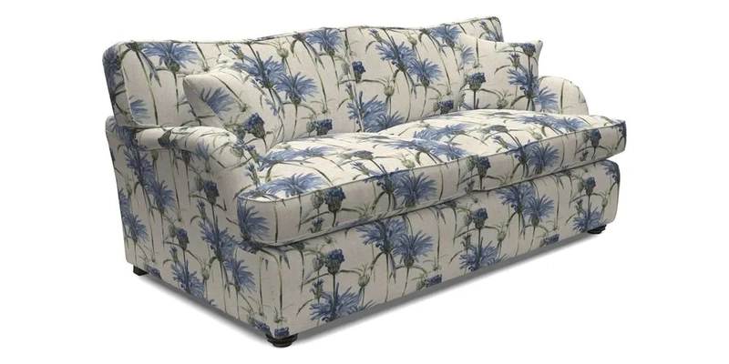 Alwinton 3 Seater Sofa Bed in Super Soft Velvet Navy