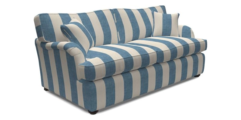 Alwinton 3 Seater Sofa Bed in Super Soft Velvet Navy
