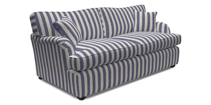 Alwinton 3 Seater Sofa Bed in Super Soft Velvet Navy